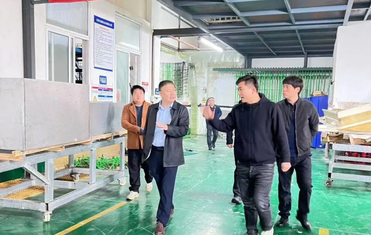 精准对接靠前服务|园区领导深入重点企业调研，推动营商环境跃升(图4)